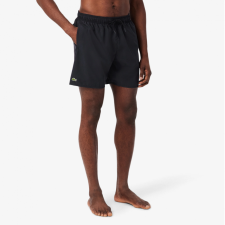LACOSTE Ανδρικό Σορτς Μαγιό Μεσαίου Quick Dry Μήκους MH9088 00 964 Μαύρο