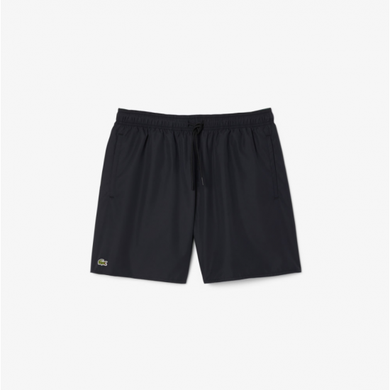 LACOSTE Ανδρικό Σορτς Μαγιό Μεσαίου Quick Dry Μήκους MH9088 00 964 Μαύρο