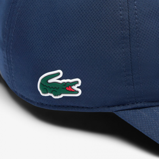 LACOSTE Ανδρικό Ελαφρύ Diamond Ταφτά Sport Καπέλο RK2662 00 166 Μπλε