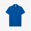 LACOSTE Ανδρική Βαμβακερή Polo Pique Μπλούζα Κανονική Γραμμή L.12.12 00 3D3 Μπλε Ντένιμ