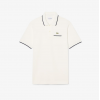 LACOSTE Ανδρική Βαμβακερή Μπλούζα Polo Contrast Trims Pocket Κανονική Γραμμή PH9838 00 EV0 Λευκή