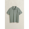 GANT Men's Cotton Regular Fit Shield Piqué Polo Shirt 2210 010 Ceramic Grey