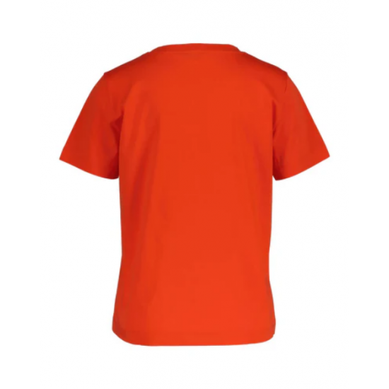 GANT Women's Cotton Regular Fit Shield V-Neck T-Shirt 4200750 679 Perfect Red