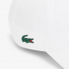 LACOSTE Ανδρικό Ελαφρύ Diamond Ταφτά Sport Καπέλο RK2662 00 001 Λευκό