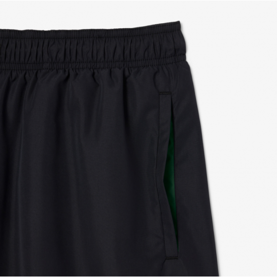 LACOSTE Ανδρικό Σορτς Μαγιό Μεσαίου Quick Dry Μήκους MH9088 00 964 Μαύρο