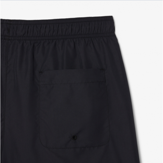 LACOSTE Ανδρικό Σορτς Μαγιό Μεσαίου Quick Dry Μήκους MH9088 00 964 Μαύρο