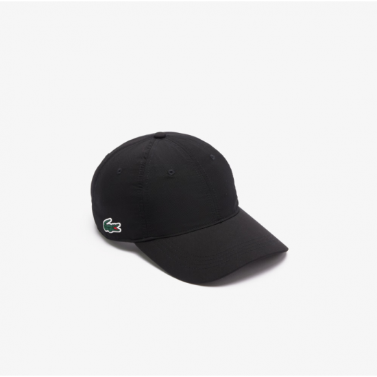 LACOSTE Ανδρικό Ελαφρύ Diamond Ταφτά Sport Καπέλο RK2662 00 031 Μαύρο