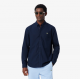 LACOSTE Ανδρικό Βαμβακερό Πουκάμισο Ελαφριά Ποπλίνα Κανονική Γραμμή CH2316 00 166 Σκούρο Μπλε