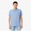LACOSTE Ανδρική Βαμβακερή Polo Pique Μπλούζα Κανονική Γραμμή L.12.12 00 AEY Γαλάζιο