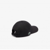 LACOSTE Ανδρικό Ελαφρύ Diamond Ταφτά Sport Καπέλο RK2662 00 031 Μαύρο