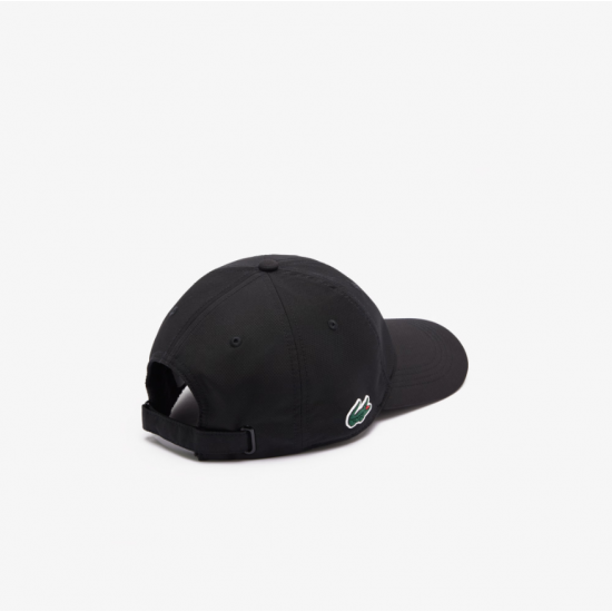 LACOSTE Ανδρικό Ελαφρύ Diamond Ταφτά Sport Καπέλο RK2662 00 031 Μαύρο