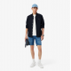 LACOSTE Ανδρικό Βαμβακερό T-Shirt Tone on Tone Embossed Logo Κανονική Γραμμή TH0753 00 70V Λευκό