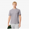 LACOSTE Ανδρική Βαμβακερή T-Shirt Μπλούζα Ultra Dry Sport Κανονική Γραμμή TH7618 00 CCA Γκρι
