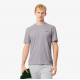 LACOSTE Ανδρική Βαμβακερή T-Shirt Μπλούζα Ultra Dry Sport Κανονική Γραμμή TH7618 00 CCA Γκρι