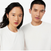 LACOSTE Ανδρικό Βαμβακερό T-Shirt Tone on Tone Embossed Logo Κανονική Γραμμή TH0753 00 70V Λευκό