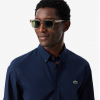 LACOSTE Men's Cotton Regular Fit Lightweight Poplin Shirt CH2316 00 166 Blue