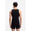 HUGO Ανδρικό Ελαστικό Βαμβακερό Πακέτο 2 Φανέλες 50469778 001 Μαύρο