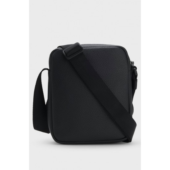 HUGO Ανδρική Τσάντα Tonal Logo Ethon 2.0HI_NS Cross 50553669 002 Μαύρη