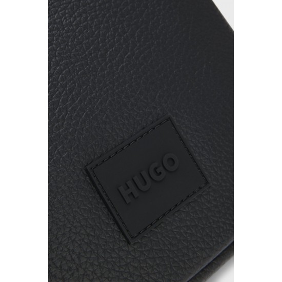 HUGO Ανδρική Τσάντα Tonal Logo Ethon 2.0HI_NS Cross 50553669 002 Μαύρη