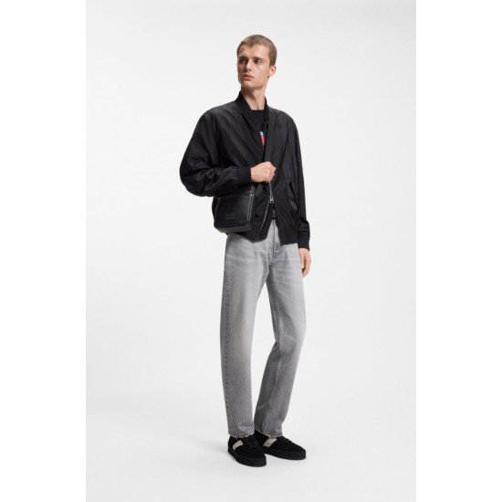 HUGO Ανδρική Τσάντα Tonal Logo Ethon 2.0HI_NS Cross 50553669 002 Μαύρη