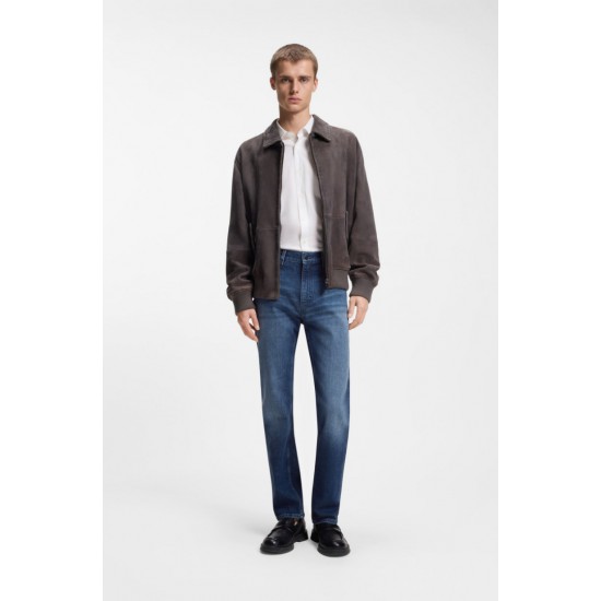 HUGO Ανδρικό Βαμβακερό Παντελόνι Τζιν Hugo 708 Στενή Γραμμή 50556089 422 Μπλε