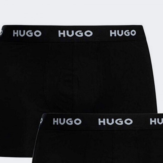 HUGO Ανδρικό Πακέτο Τριών Τεμαχίων Εσώρουχα Boxerbr 50532613 005 Μαύρο