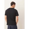 GANT Ανδρικό Βαμβακερό T-Shirt Small Graphic Κανονική Γραμμή 2003405 005 Μαύρο