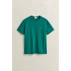 GANT Ανδρικό βαμβακερό Shield T-Shirt Κανονική Γραμμή 2003184 376 Πράσινο