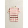 GANT Ανδρικό Βαμβακερό Ριγέ T-Shirt Κανονική Γραμμή 2003398 119 Κρεμ