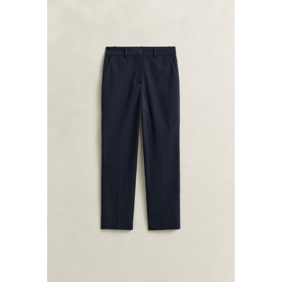 GANT Γυναικείο Παντελόνι Στενή Γραμμή 4150379 433 Σκούρο Μπλε