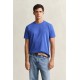 GANT Ανδρικό βαμβακερό Shield T-Shirt Κανονική Γραμμή 2003184 417 Ανοιχτό Μπλε