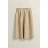 GANT Women's Lightweight Cotton Pleated Chino Skirt 4400224 200 Oat Beige