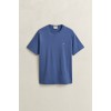 GANT Ανδρικό βαμβακερό Shield T-Shirt Κανονική Γραμμή 2003184 442 Μπλε