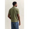 GANT Men's Cotton Regular Fit Shield Piqué Polo Shirt 2210 379 Dry Herb Green