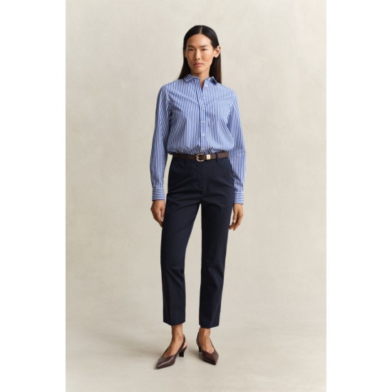 GANT Γυναικείο Παντελόνι Στενή Γραμμή 4150379 433 Σκούρο Μπλε