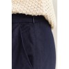 GANT Women's Relaxed Fit Flared Linen Blend Skirt 4400231 433 Evening Blue