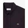 LACOSTE Ανδρικό Βαμβακερό Πουκάμισο Ελαφριά Ποπλίνα Κανονική Γραμμή CH2316 00 3LA Καφέ